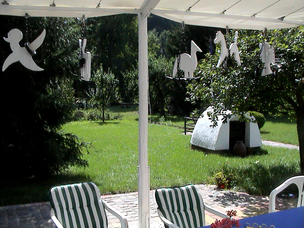 Garten vom Ferienhaus